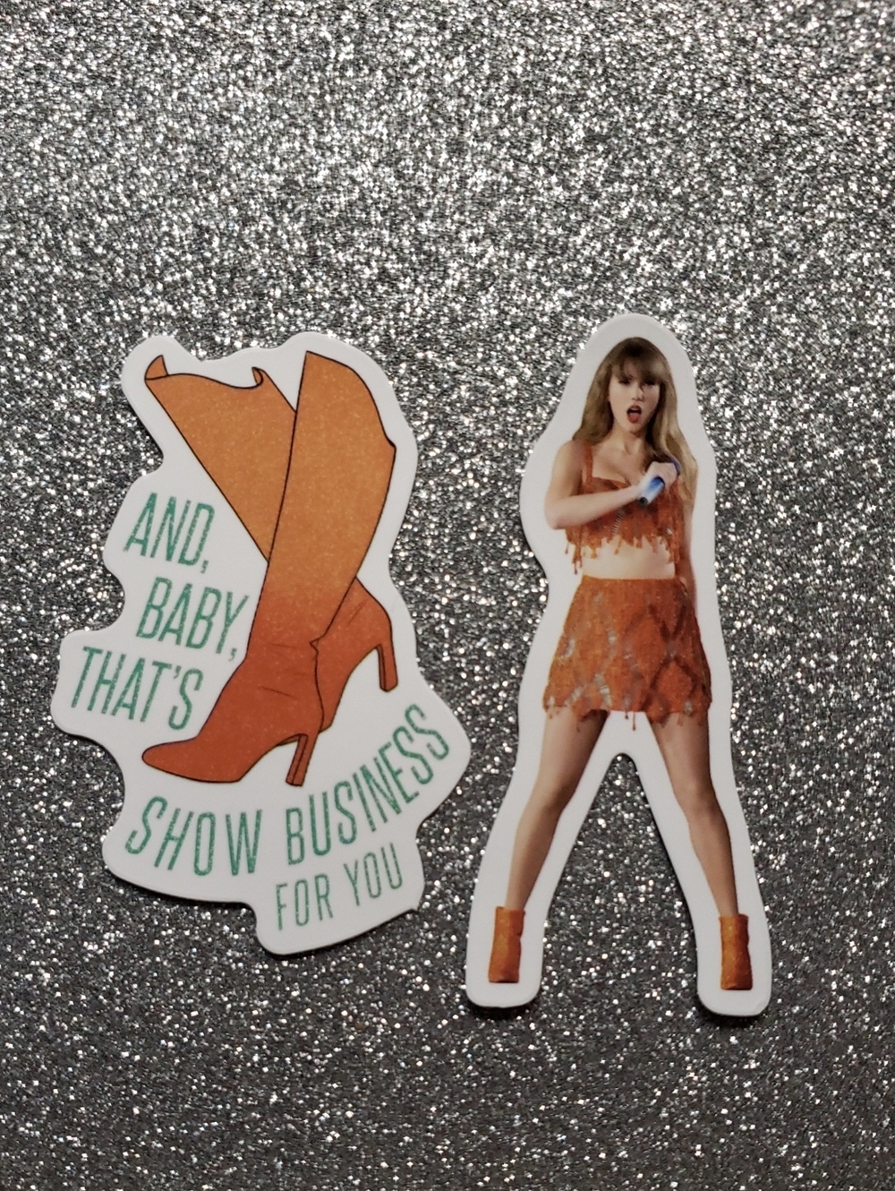 10/$10 Taylor Swift SHOWGIRL Waterproof Sticker